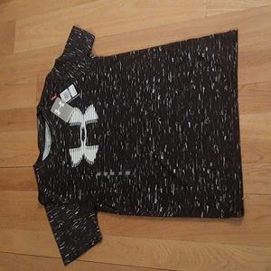 Under Armour Youth T-shirt (YXL/JTG/JXG) NWT  - Never Worn, Black & White